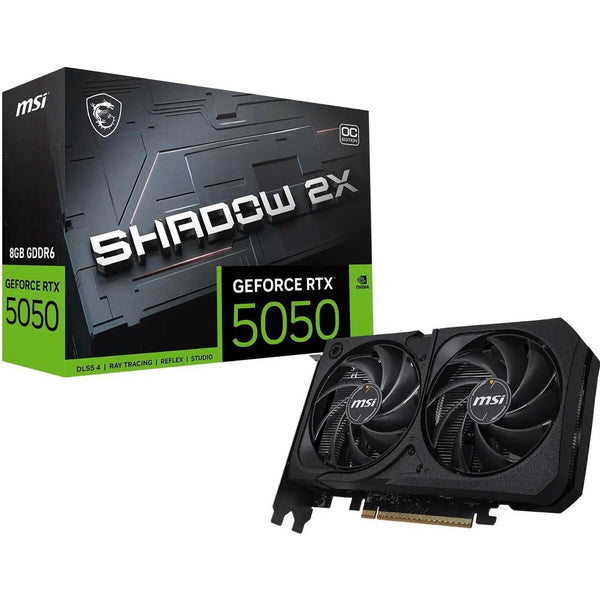 Tarjeta gráfica RTX5050 MSI SAHDOW2X 8GB DDR6 dual fan
