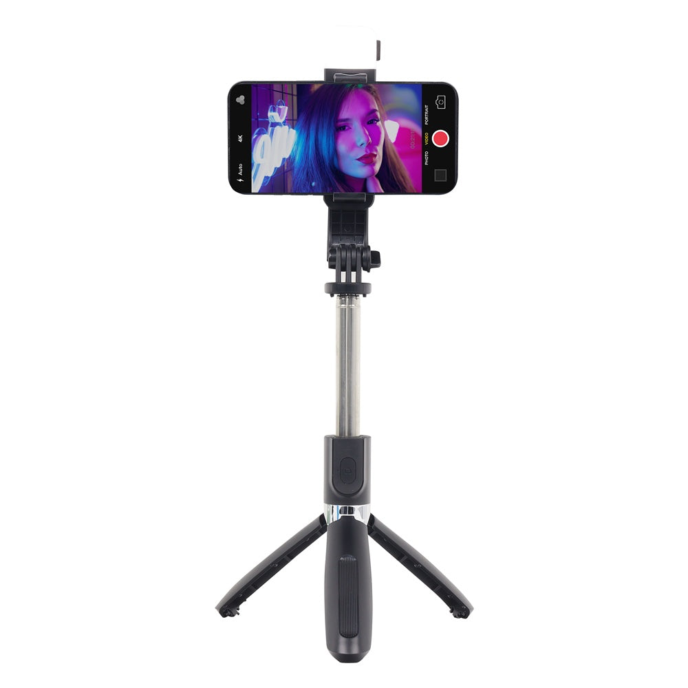 Tripode selfie bt con luz L02S Jaltech