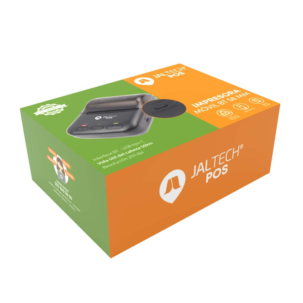 Impresora POS Bluetooth 58mm Jaltech JAL1258