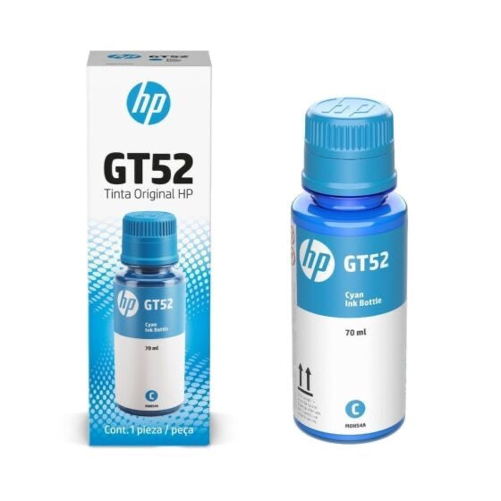 Tinta HP GT52 cyan X70ML (100% original)