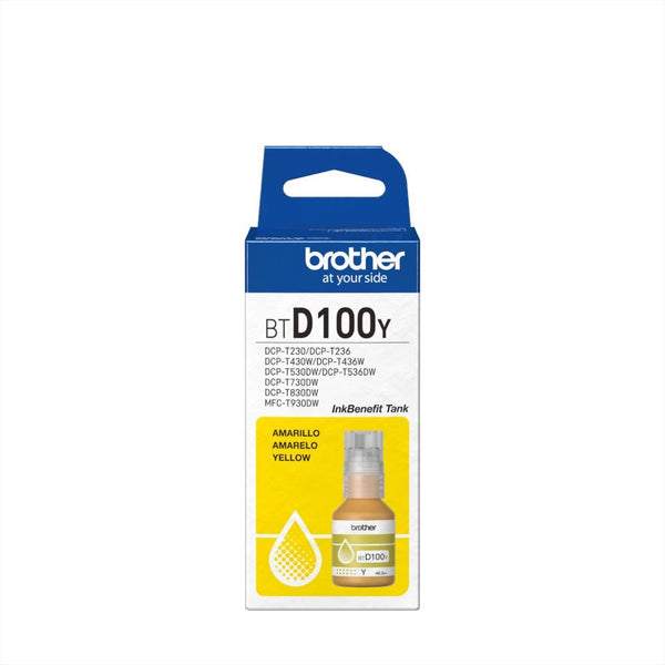Tinta Brother yellow BTD100Y 48.8ML (100% original)