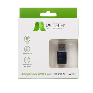 Antena USB 150MBPS WiFi 2 en 1 bt Jaltech W107