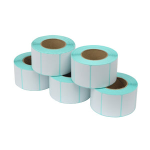 Rollo de etiqueta 50x30x400 1 columna térmica directa PAQX5 unidades